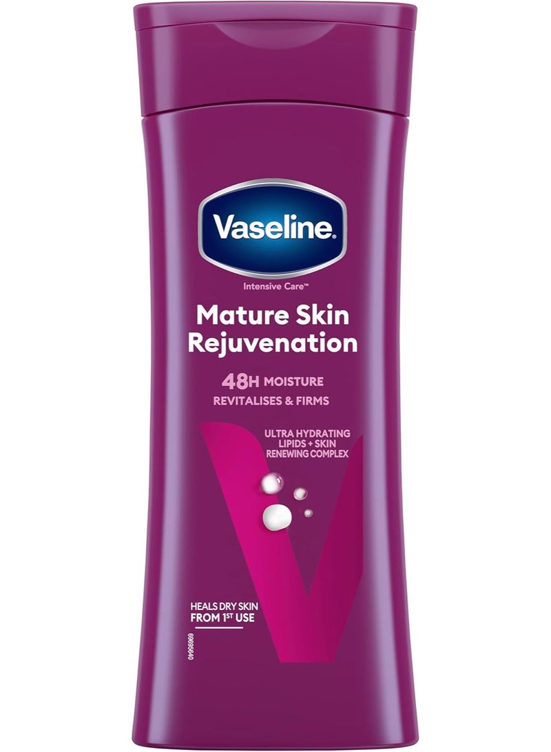 Vaseline Intensive Care Mature Skin Rejuvenation Body Lotion revitalises and firms with 48h moisture for maturing dry skin 400 ml - Image 1